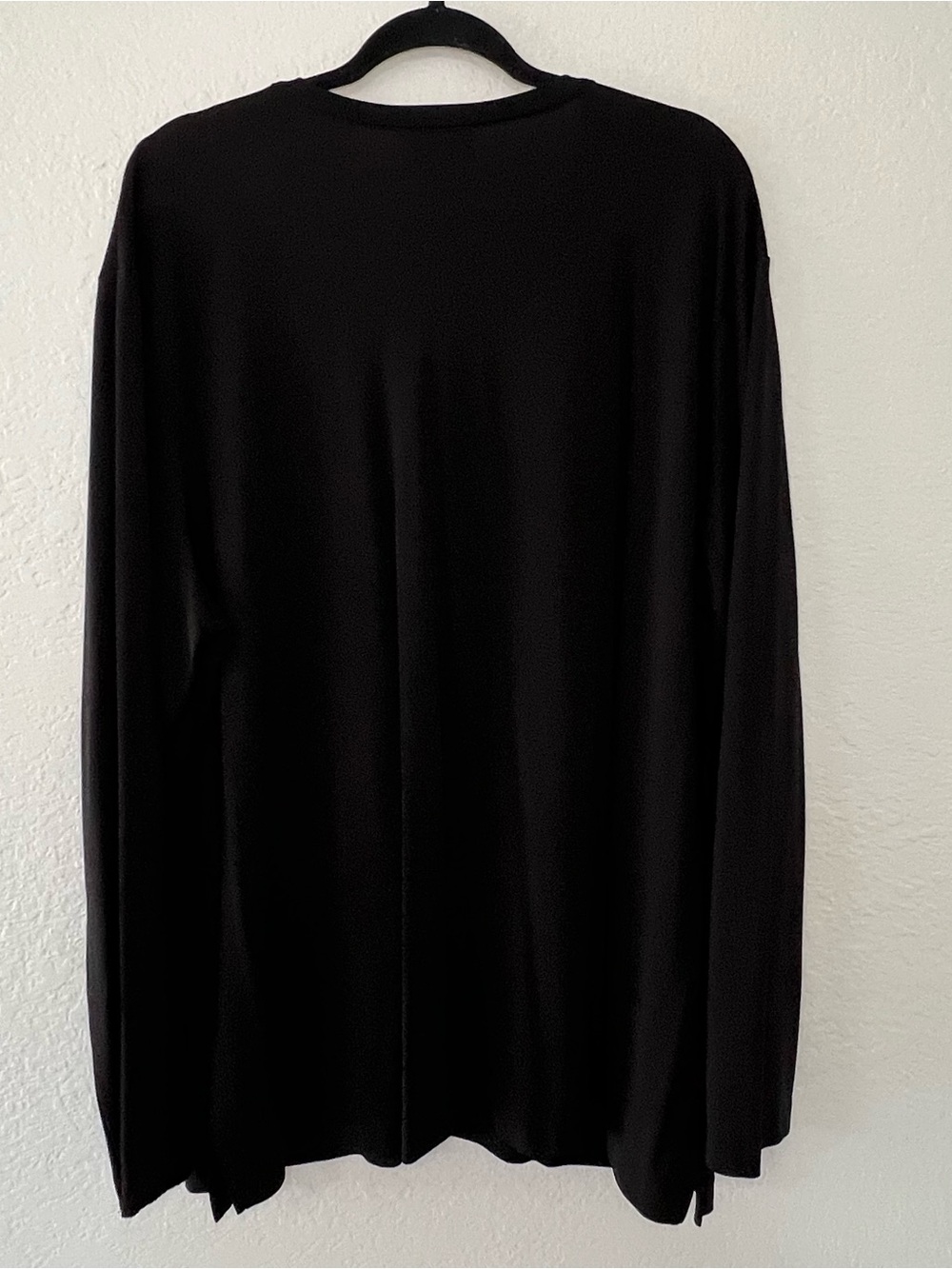 VTG Talbots Women’s Plus Size 3X Black Button Up V Neck Blouse Cardigan Top - Picture 4 of 9